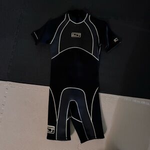 Slippery When Wet  Black & Gray Trim  X Large Reform Wetsuit